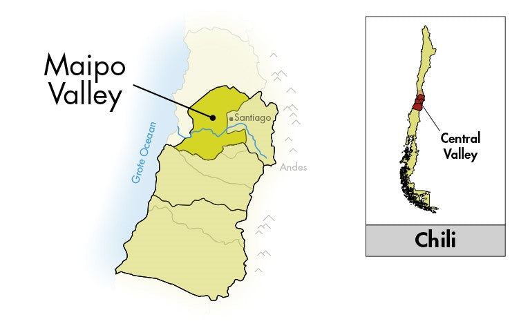 Area of Origin - Chili - Central Valley - Maipo Valley