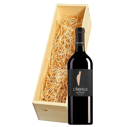Wijnkist met Domaine de l'Arjolle Côtes de Thongue Equinoxe Merlot