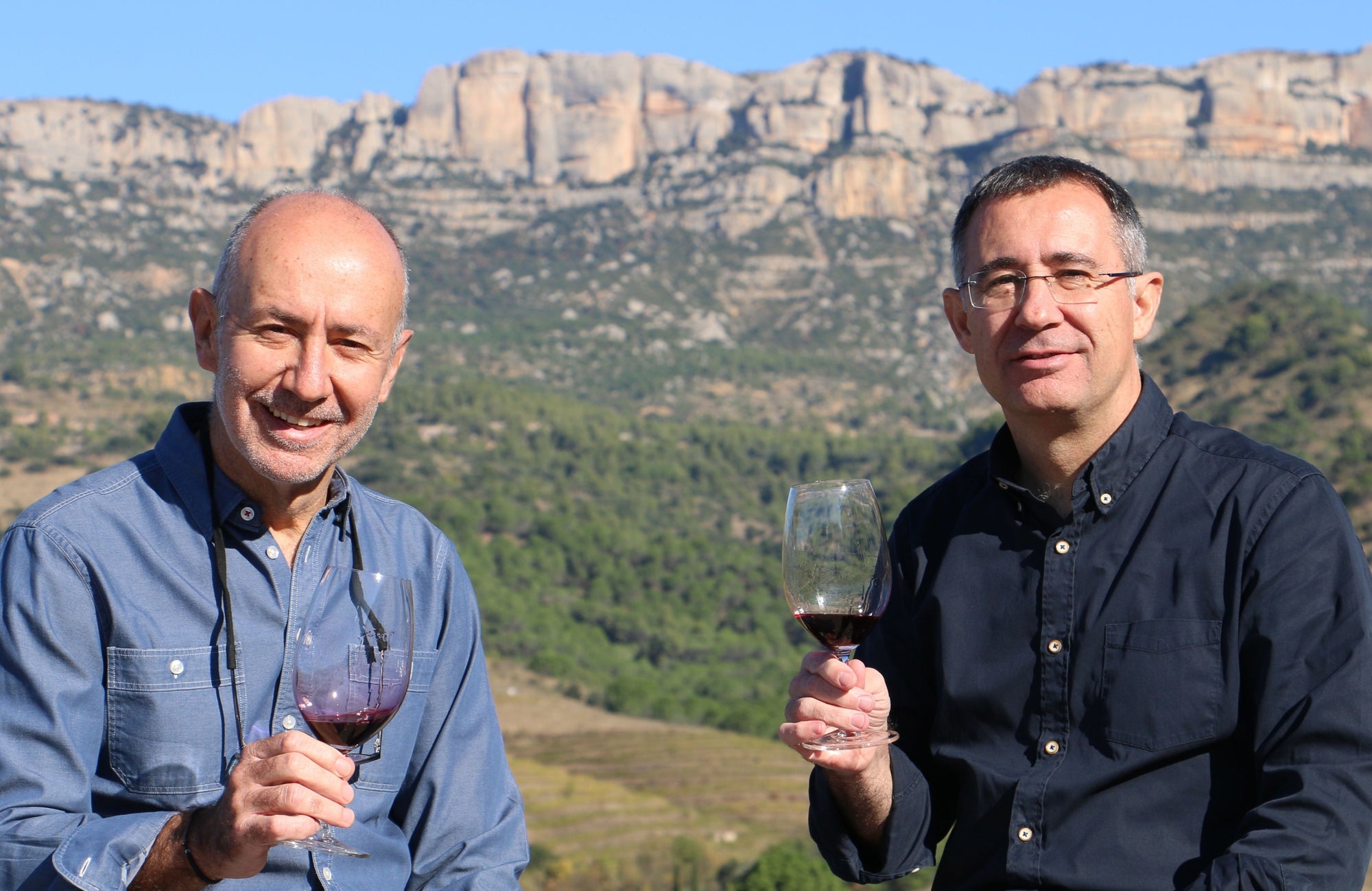 Mas Doix oprichters Valenti en Ramon Llagostera