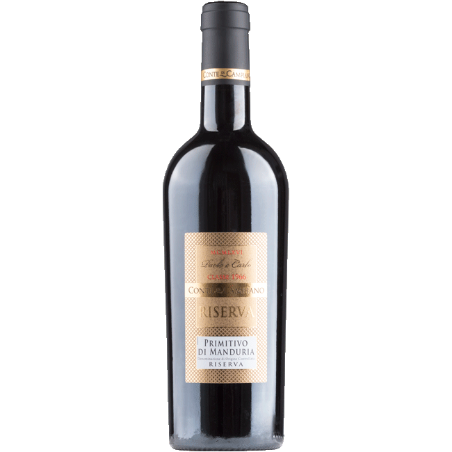 Conte di Campiano Primitivo Manduria riserva