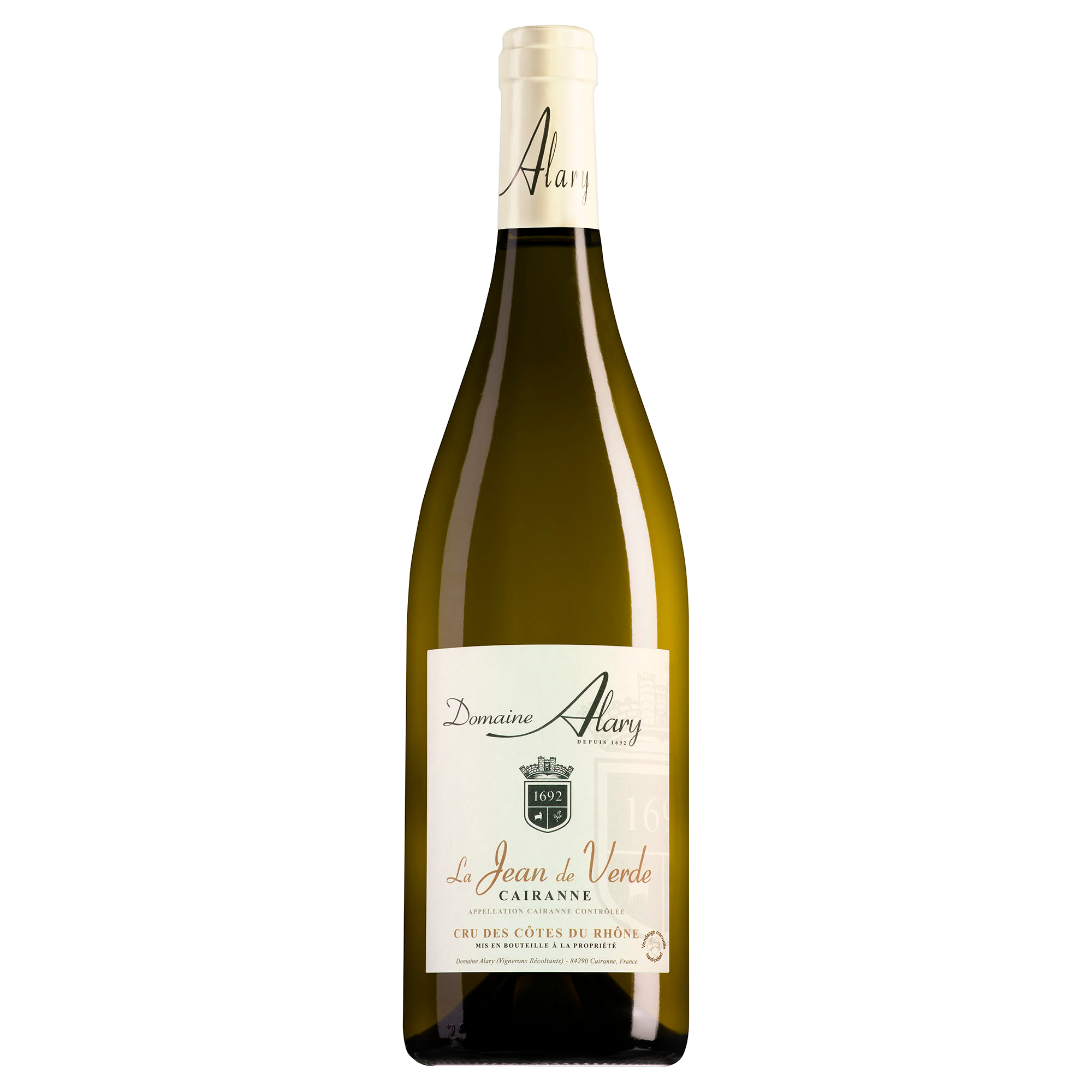 Domaine Alary Cairanne La Jean de Verde Blanc