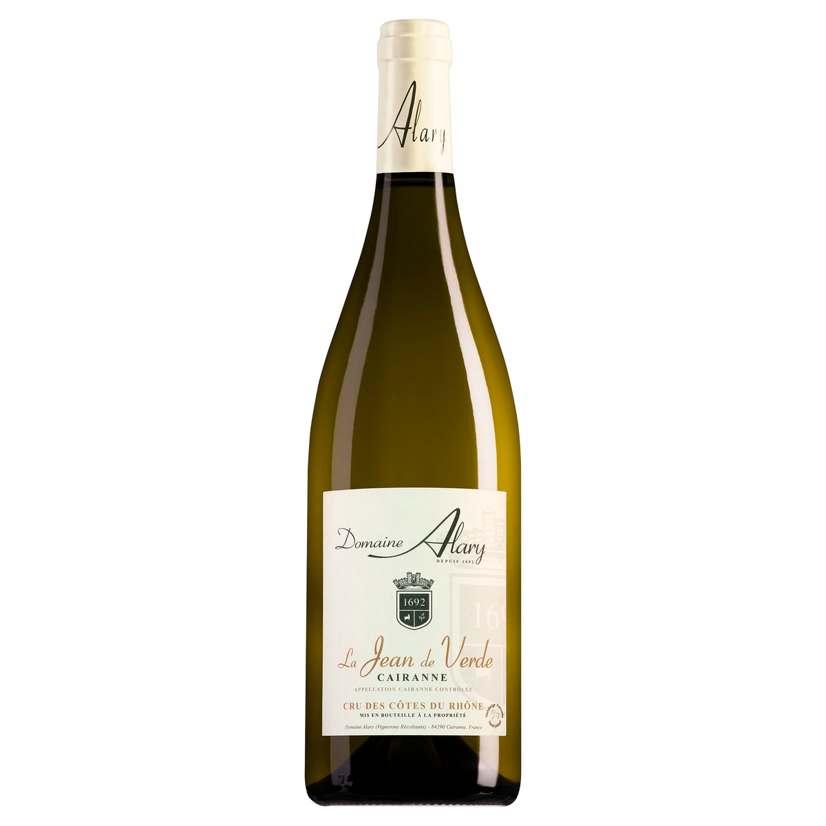 Domaine Alary Cairanne La Jean de Verde Blanc