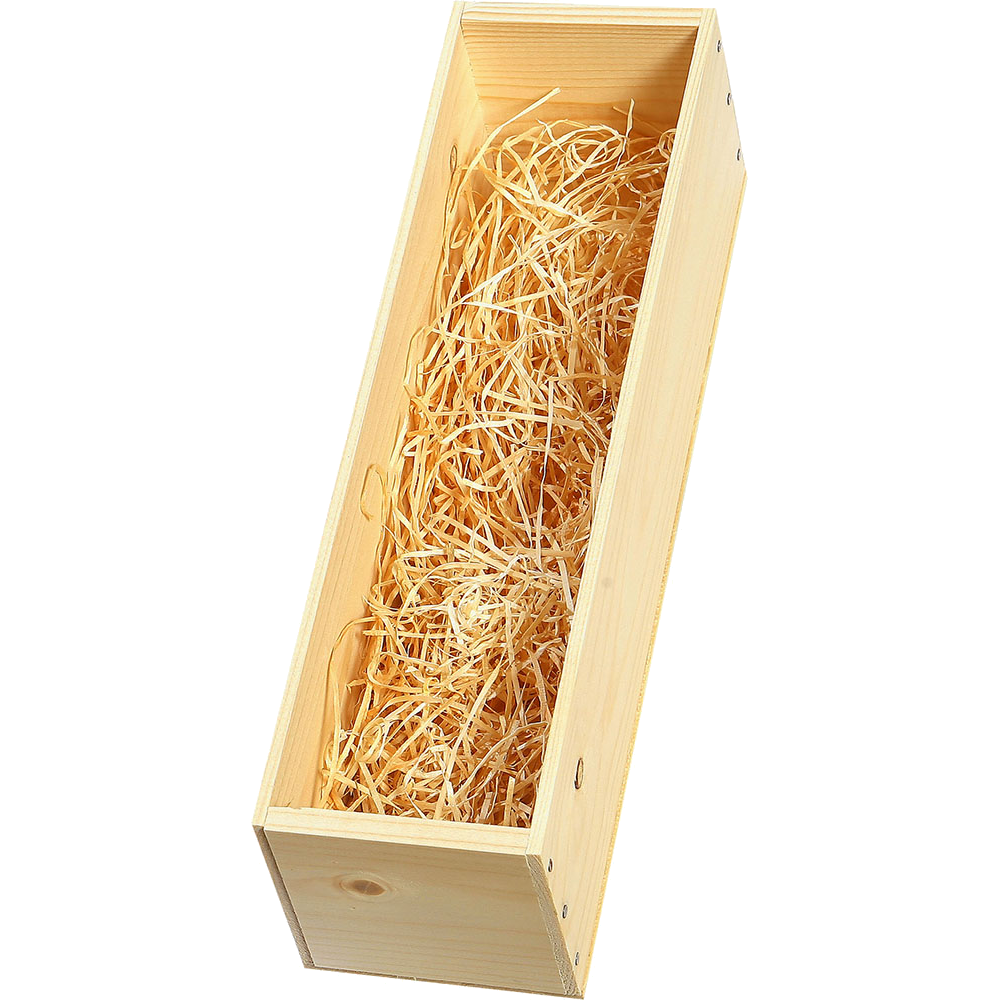 Houten geschenkkist 1 fles (750 ml)