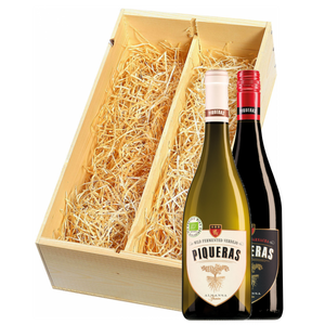 Wijnkist met Bodegas Piqueras Almansa Black Label Old Vine Garnacha en Wild Fermented Verdejo