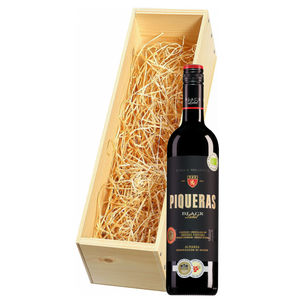 Wijnkist met Bodegas Piqueras Almansa Black Label Old Vine Garnacha