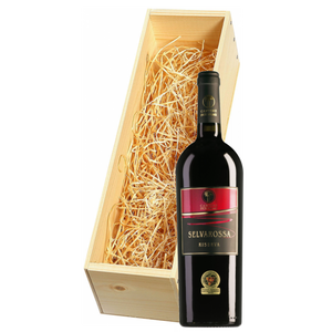 Wijnkist met Cantine Due Palme Salice Salentino Selvarossa