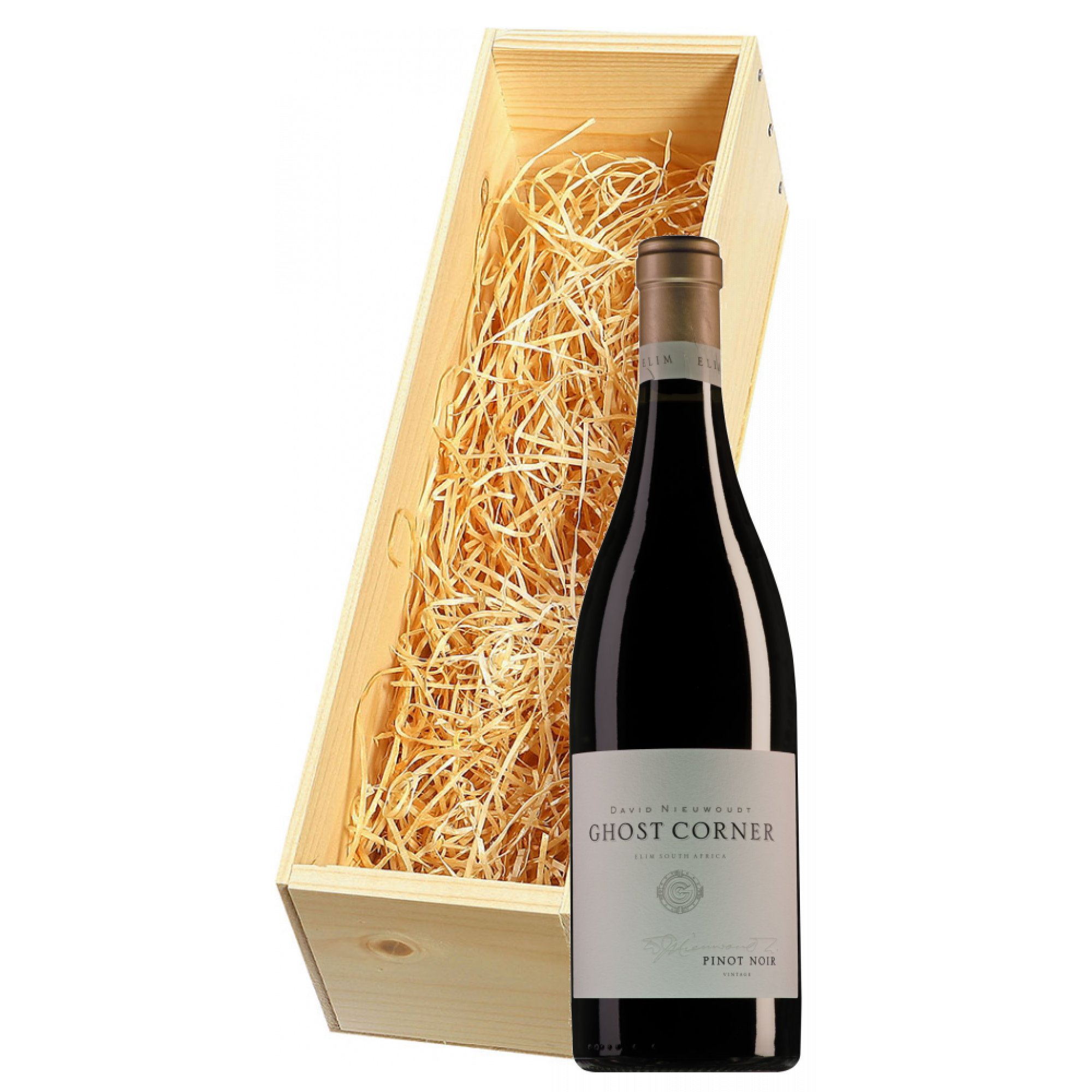 Wijnkist met Cederberg Elim Ghost Corner Pinot Noir 