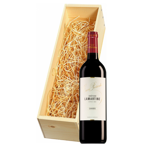 Wijnkist met Château Lamartine Cahors Cuvée Particulière