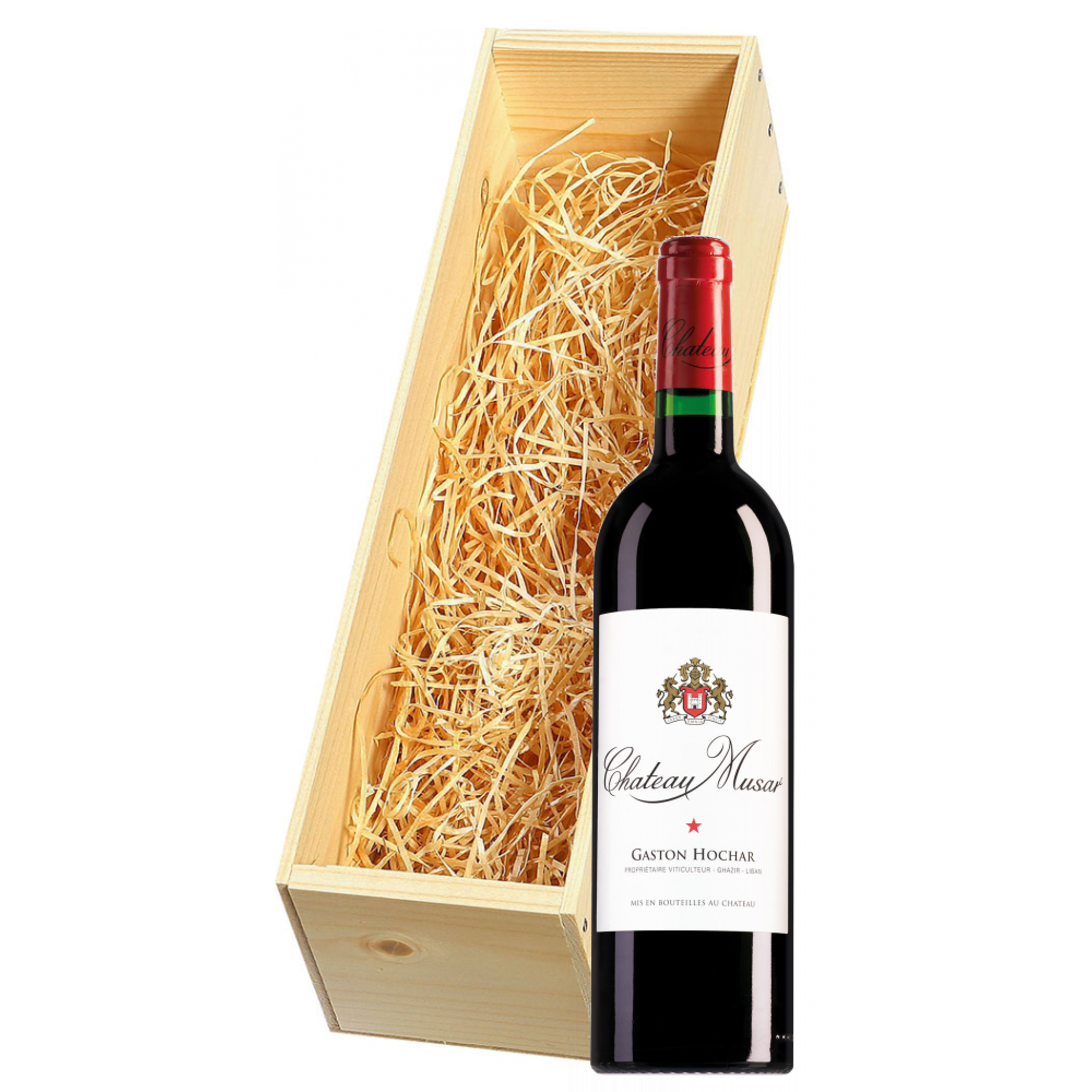 Wijnkist met Chateau Musar Bekaa Valley