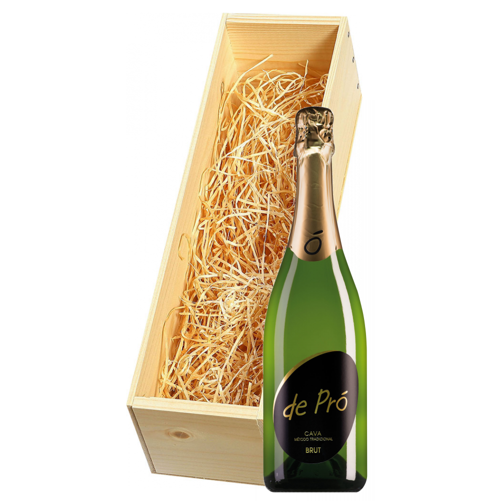 Wijnkist met De Pró Cava Brut