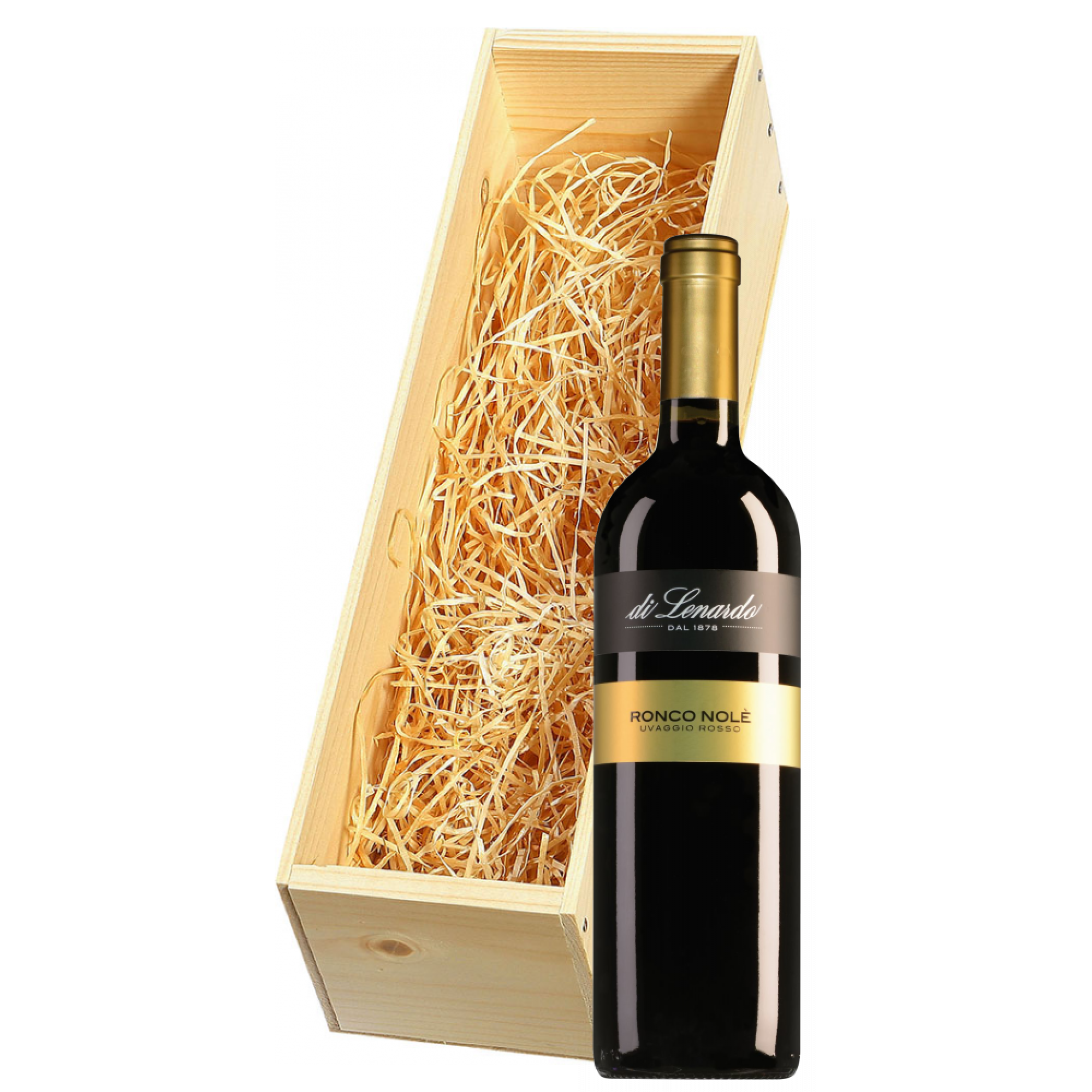 Wijnkist met Di Lenardo Vineyards Vino Rosso Ronco Nolè