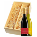 Wijnkist met Domaine Coudoulet Pays d'Oc Viognier en Merlot