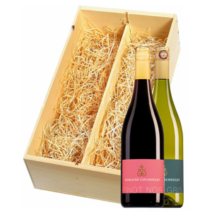 Wijnkist met Domaine Coudoulet Pinot Gris en Pinot Noir