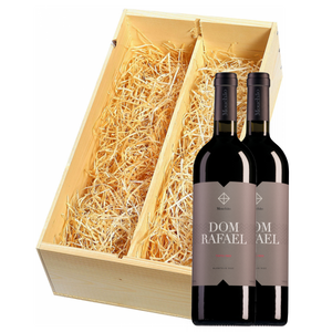 Wijnkist met Herdade do Mouchão Alentejo Dom Rafael Tinto