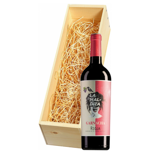 Wijnkist met La Maldita Rioja Garnacha