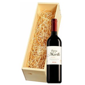 Wijnkist met Tierras de Murillo Rioja Crianza 