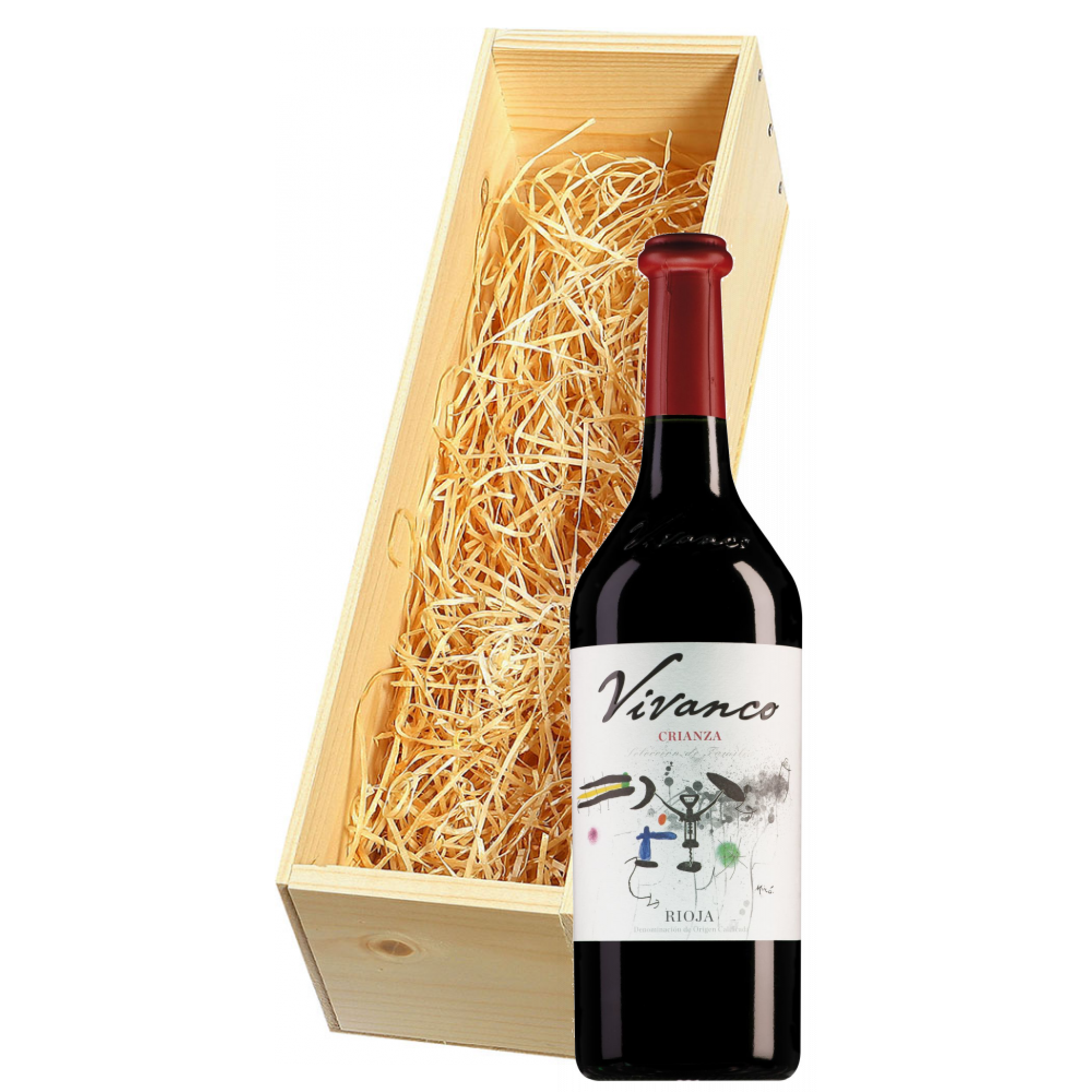 Wijnkist met Vivanco Rioja Crianza 