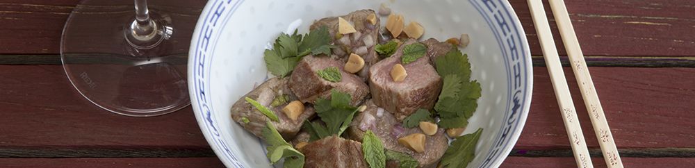 Thaise salade met lam