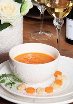 Creme van gepofte peen met komijn
