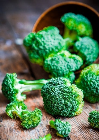 Stoemp met broccoli en hesp