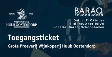 Toegangsticket Overzichtsproeverij Wijnkoperij Huub Oostendorp